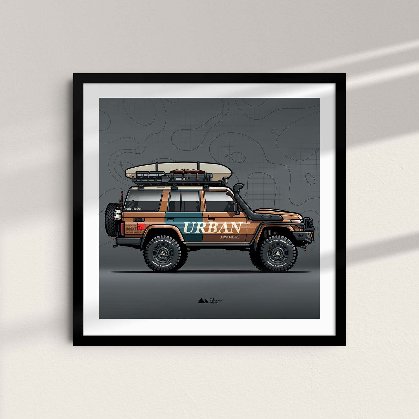 Toyota Land Cruiser 76 Series Poster No.1