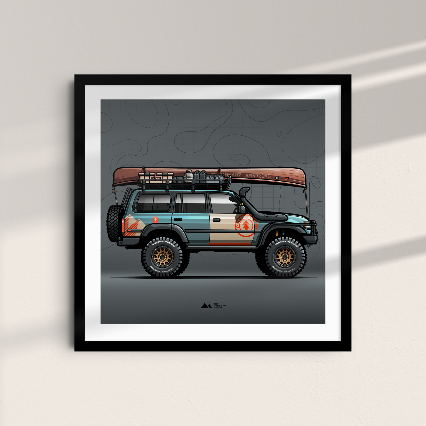 Toyota Land Cruiser 80 Series Poster