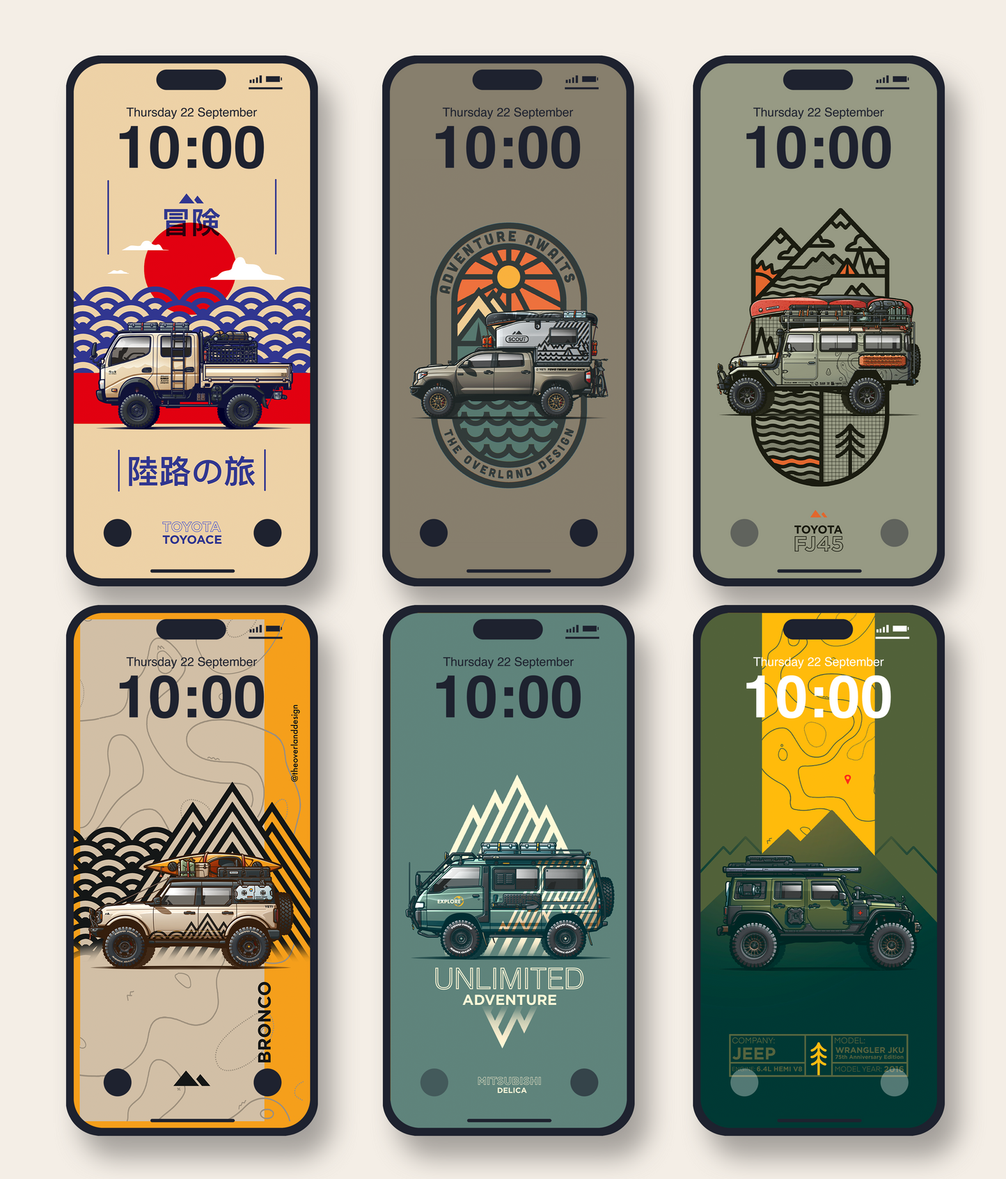 Wallpaper Ponsel (22 dalam satu bungkus)