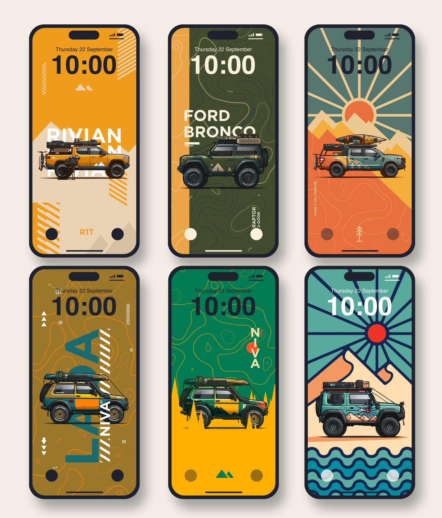 Wallpaper Ponsel (22 dalam satu bungkus)
