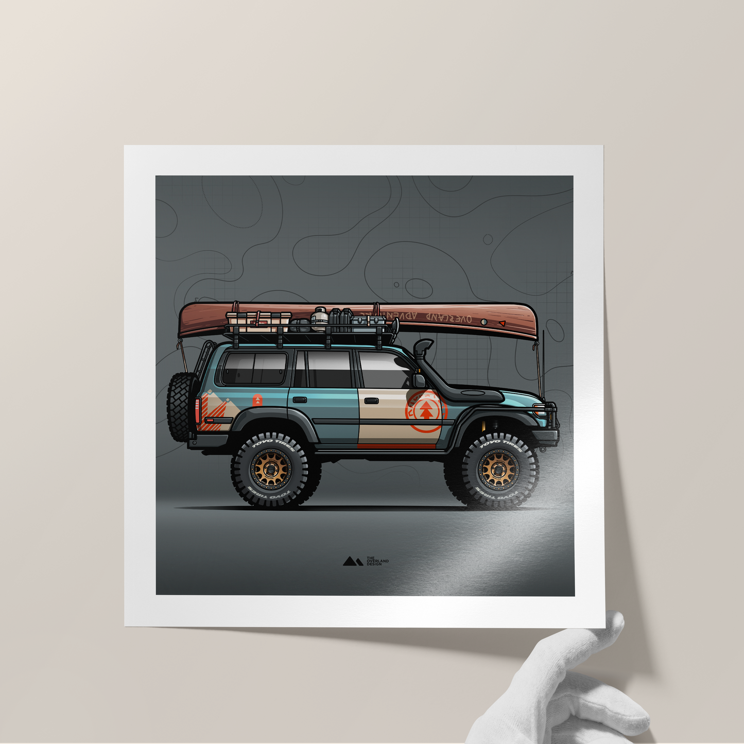 Toyota Land Cruiser 80 Series Poster