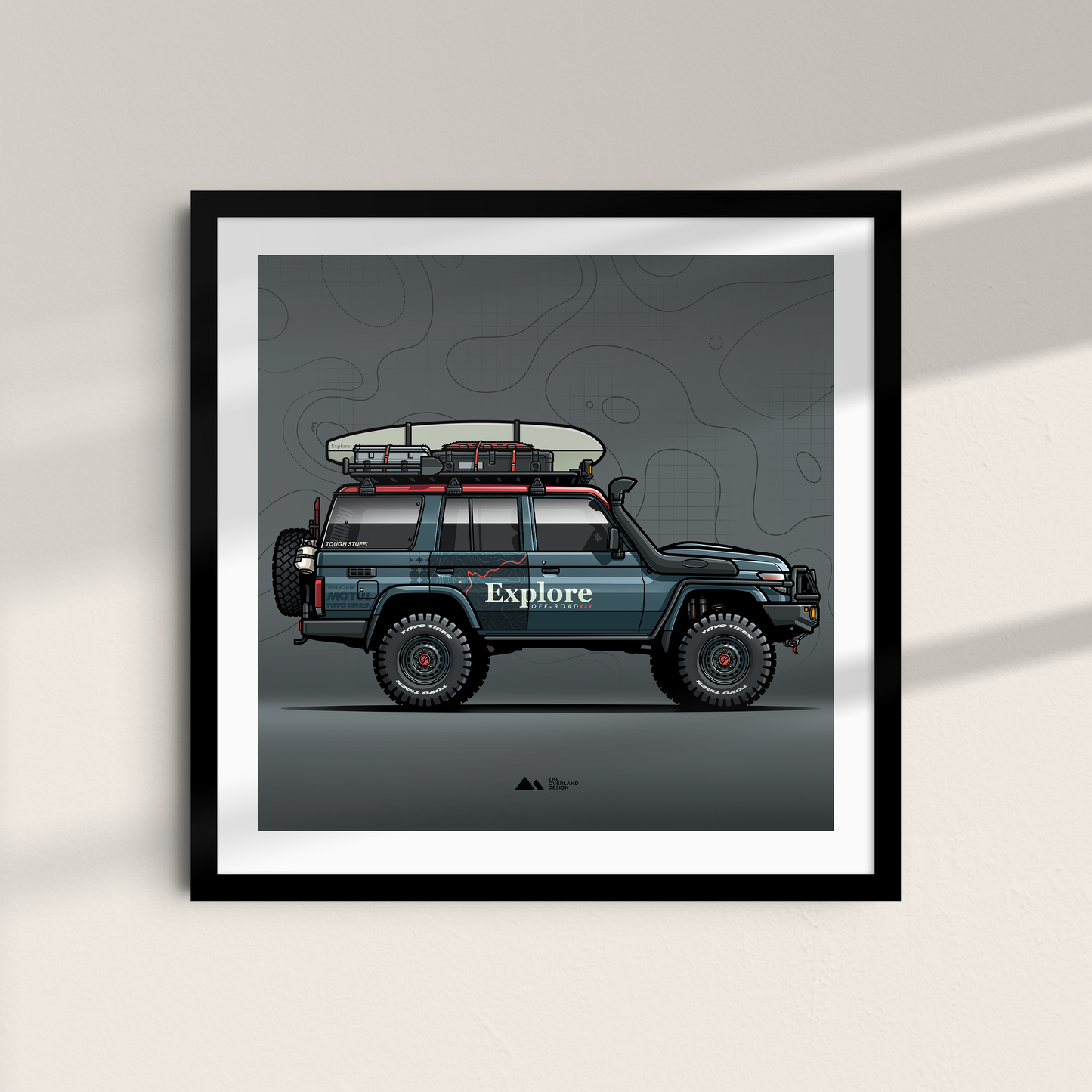 Toyota Land Cruiser 76 Series Poster No.2