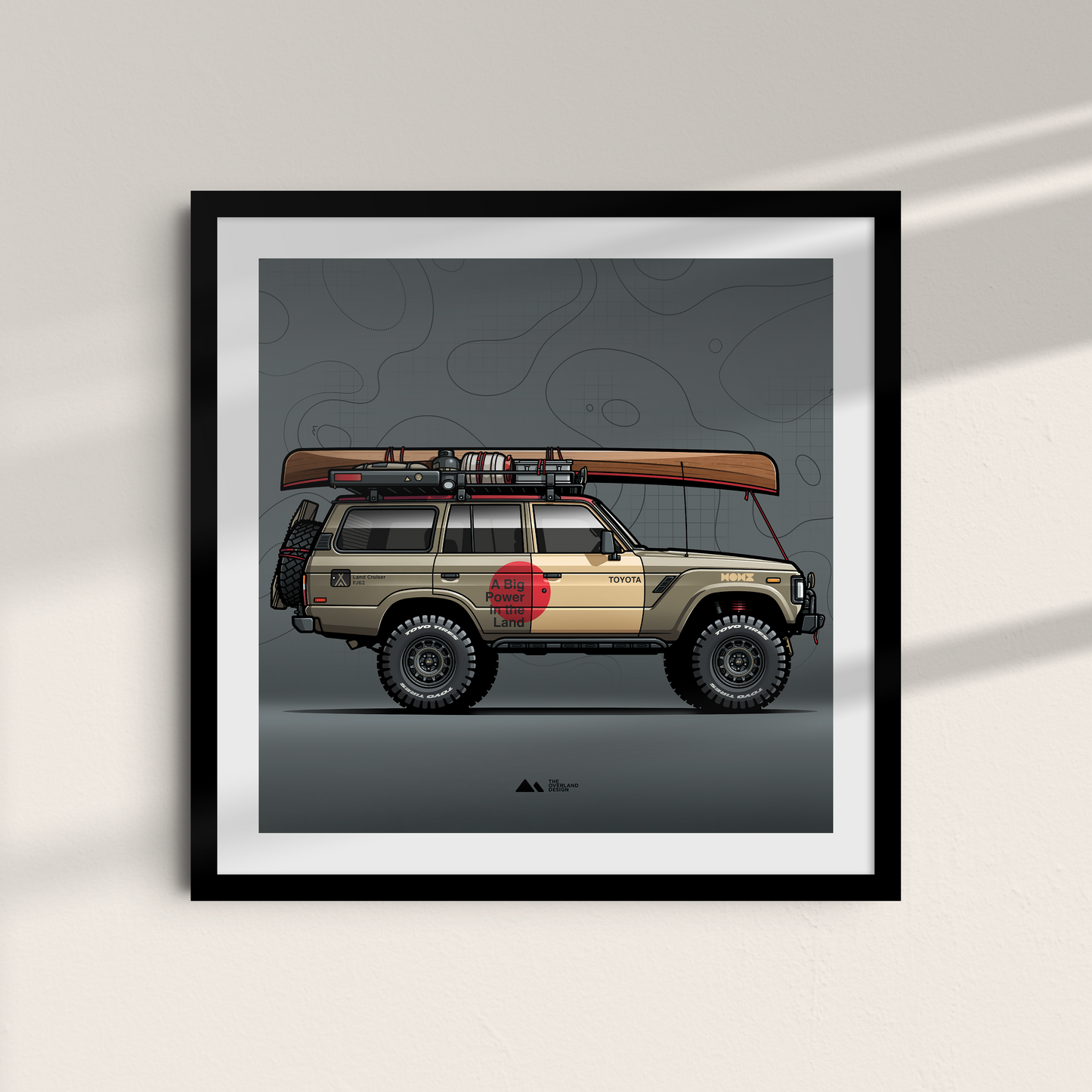 Toyota Land Cruiser FJ62 1990 Poster