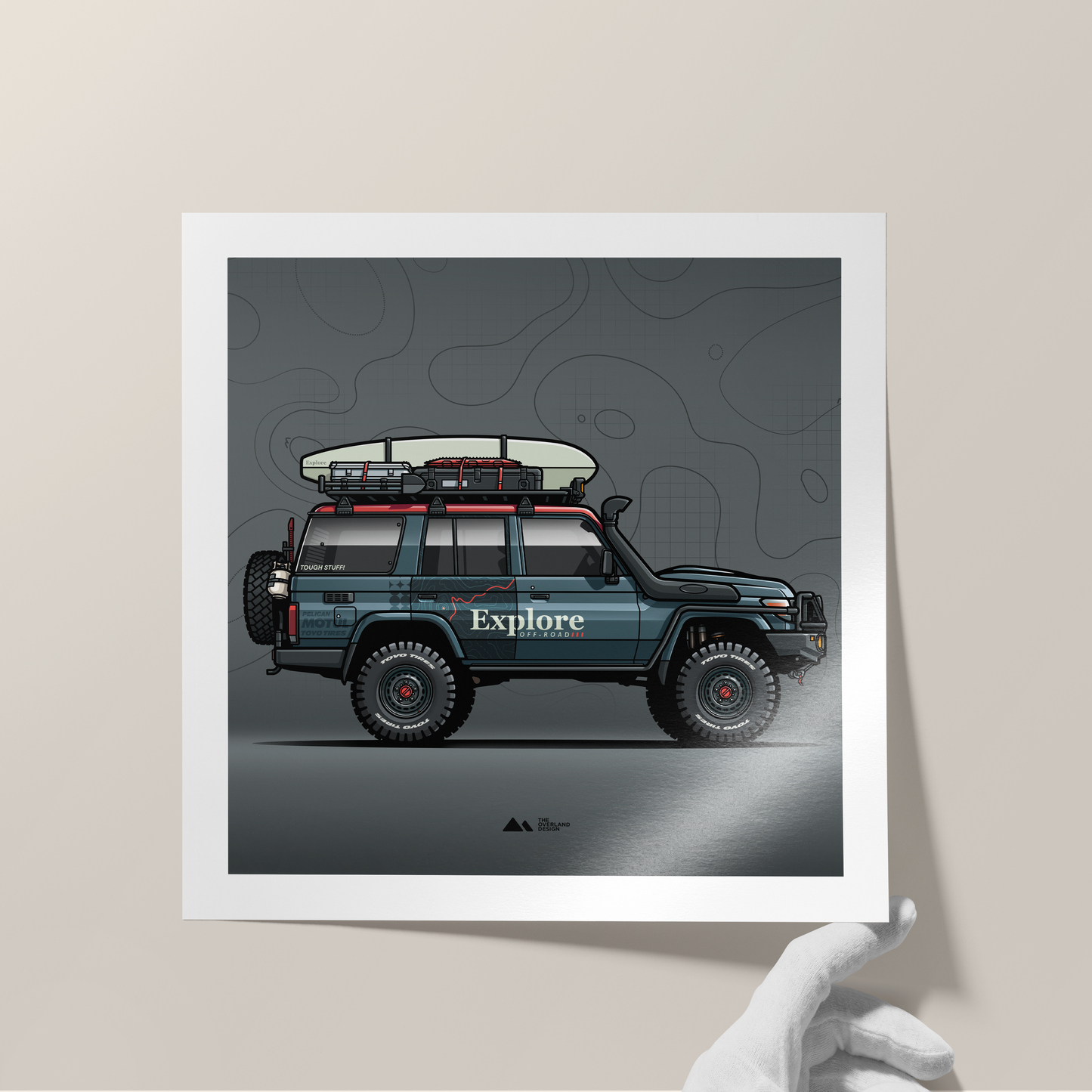 Toyota Land Cruiser 76 Series Poster No.2